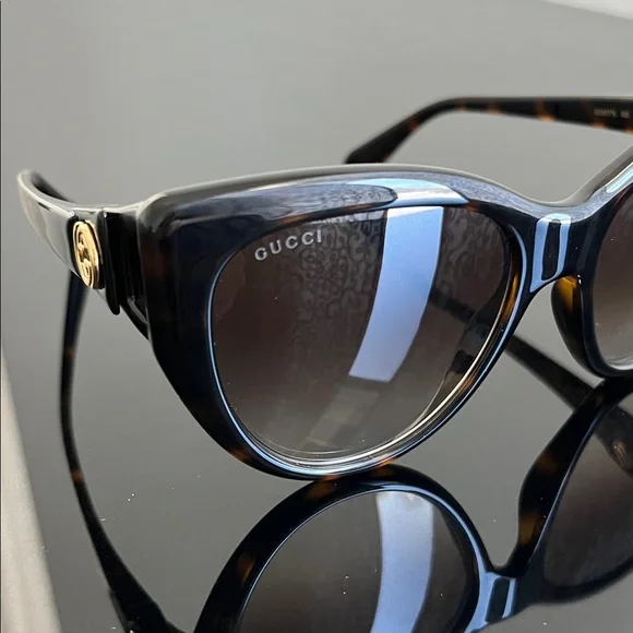 NWT Gucci Havana Brown Sunglasses - Picture 6 of 9